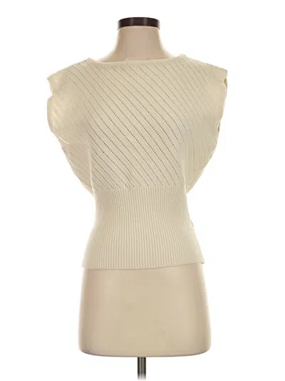 Pre-owned Cider Sweater Vest In Ivory