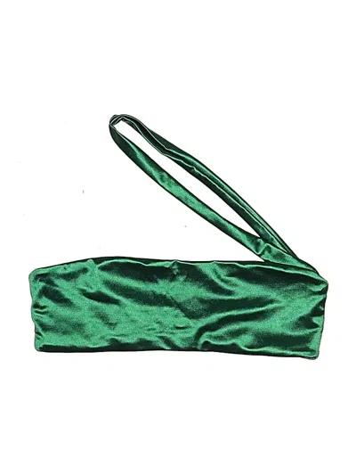 Pre-owned Cider Swimsuit Top Green Swimwear