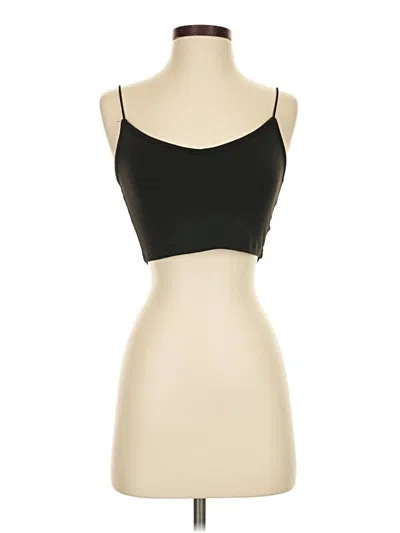 Pre-owned Cider Tank Top Black Strapless Neckline Tops