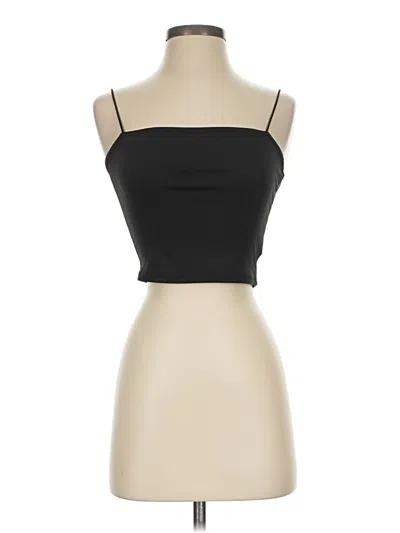 Pre-owned Cider Tank Top Black Strapless Neckline Tops