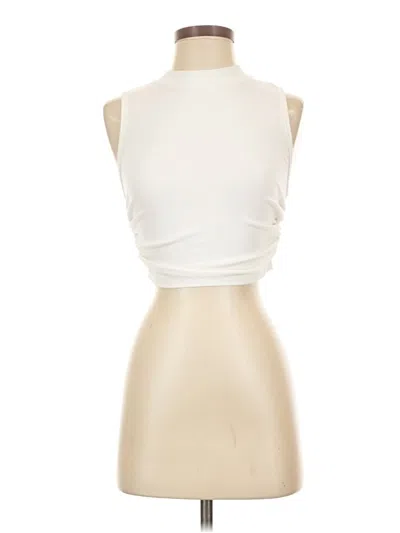 Pre-owned Cider Tank Top Ivory Strapless Neckline Tops