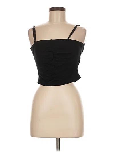 Pre-owned Cider Tube Top Black Strapless Neckline Tops