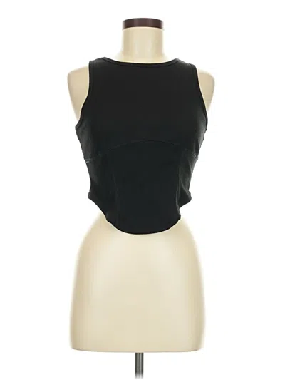 Pre-owned Cider Tube Top Black Strapless Neckline Tops