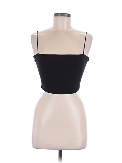 Pre-owned Cider Tube Top Black Strapless Neckline Tops