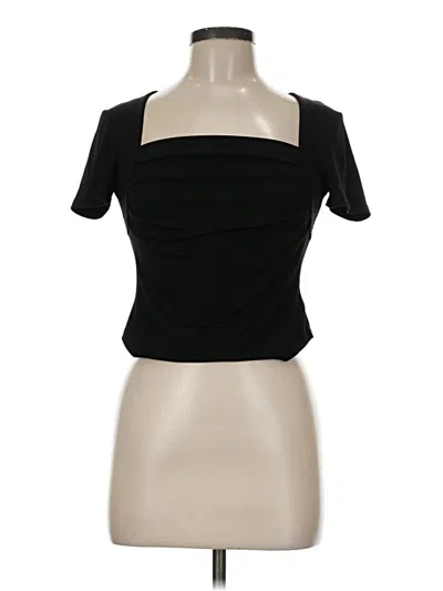 Pre-owned Cider Tube Top Black Strapless Neckline Tops
