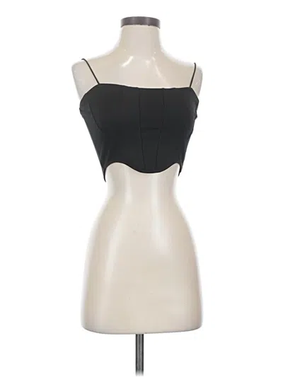 Pre-owned Cider Tube Top Black Strapless Neckline Tops