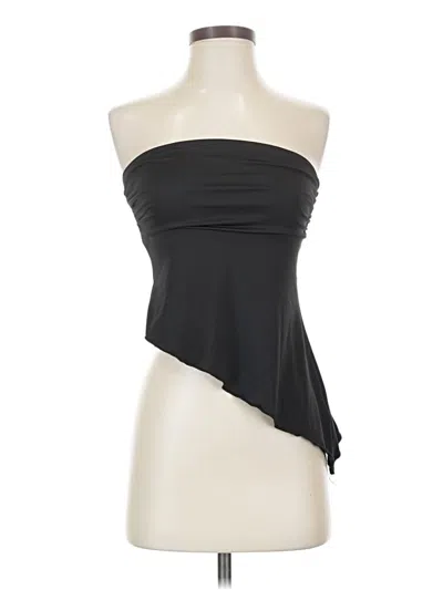 Pre-owned Cider Tube Top Black Strapless Neckline Tops