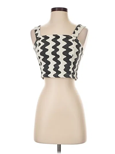 Pre-owned Cider Tube Top Ivory Strapless Neckline Tops