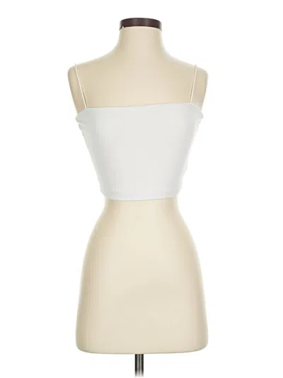 Pre-owned Cider Tube Top Ivory Strapless Neckline Tops In White