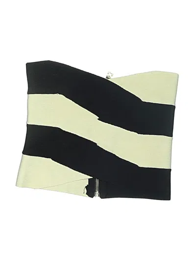 Pre-owned Cider Tube Top Tan Strapless Neckline Tops In Brown