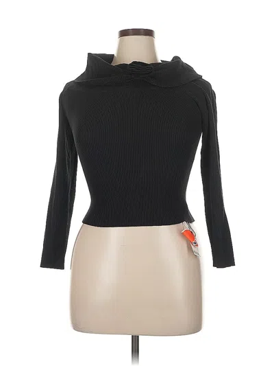 Pre-owned Cider Turtleneck Sweater In Black