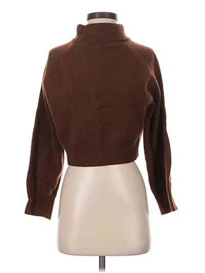 Pre-owned Cider Turtleneck Sweater In Brown