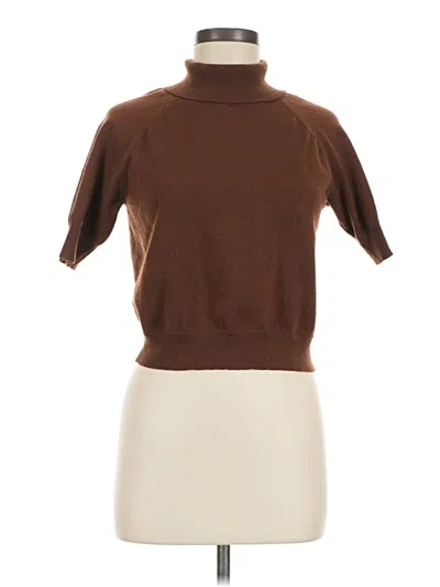 Pre-owned Cider Turtleneck Sweater In Brown