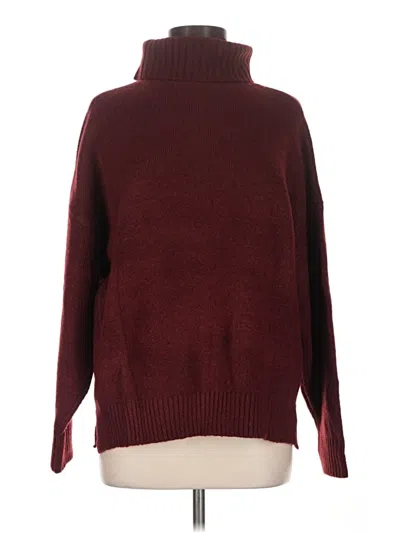 Pre-owned Cider Turtleneck Sweater In Burgundy