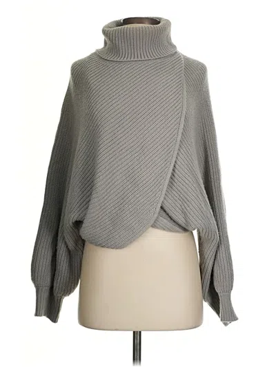 Pre-owned Cider Turtleneck Sweater In Gray