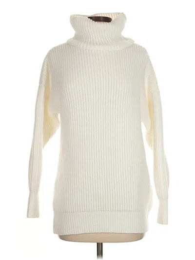 Pre-owned Cider Turtleneck Sweater In Ivory