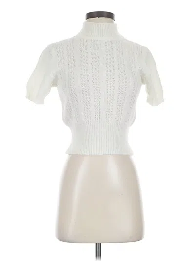 Pre-owned Cider Turtleneck Sweater In Ivory
