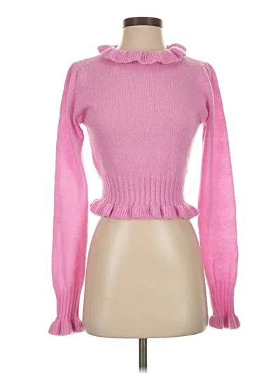 Pre-owned Cider Turtleneck Sweater In Pink