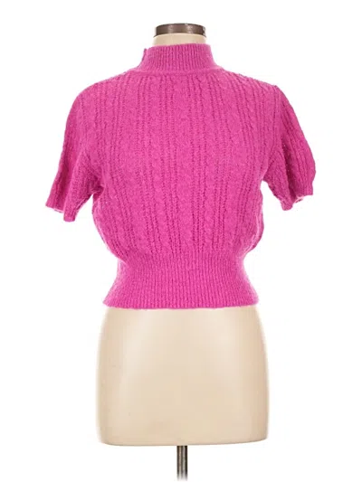 Pre-owned Cider Turtleneck Sweater In Pink
