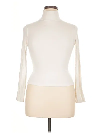 Pre-owned Cider Turtleneck Sweater In White