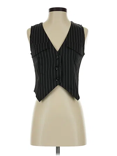 Pre-owned Cider Tuxedo Vest In Black