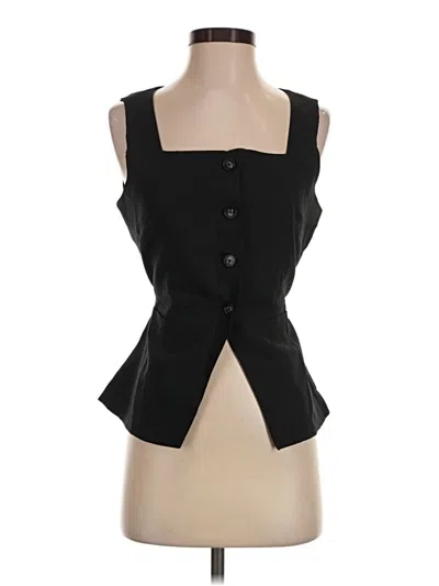 Pre-owned Cider Tuxedo Vest In Black