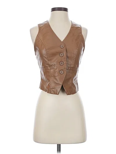 Pre-owned Cider Vest In Brown