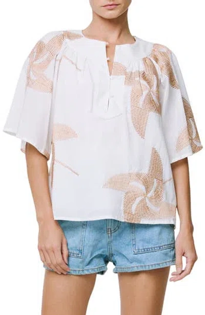 Ciebon Alexia Embroidery Top In Multi