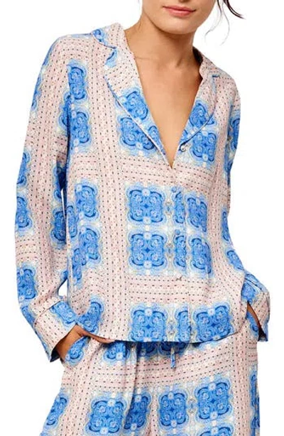 Ciebon Avery Printed Pajama Top In Multi