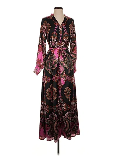 Pre-owned Ciebon Casual Dress In Burgundy