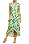 Ciebon Coralie Print Sleeveless Maxi Dress