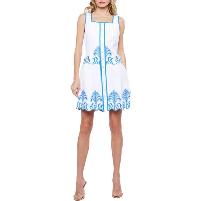 CIEBON CIEBON CRISTI EMBROIDERED A-LINE DRESS