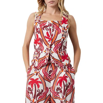 Ciebon Delaina Print Tank In White