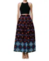 Ciebon Solace Skirt In Black Multi In Black