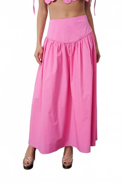 Ciebon Emmeline Maxi Skirt In Pink
