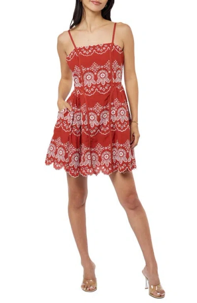 Ciebon Evelyn Eyelet Lace Sundress In Multi