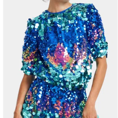 Ciebon Fesstivity Sequin Top In Multi