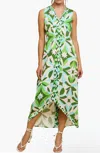 Ciebon Coralie Print Sleeveless Maxi Dress In Multi
