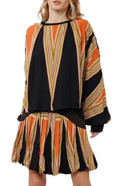 Ciebon Karoline Print Top In Multi