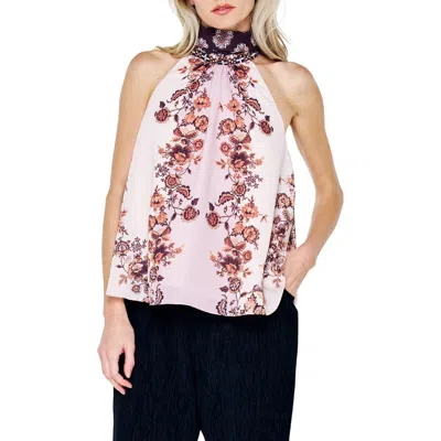Ciebon Lia Halter Top In Pink
