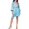 Ciebon Liana Placed Paisley Long Sleeve In Blue