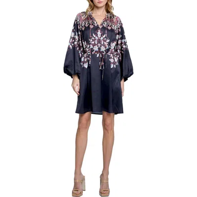 Ciebon Liana Placed Paisley Long Sleeve In Multi