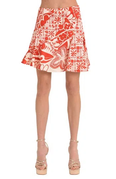 Ciebon Lili Miniskirt In Red