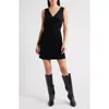 Ciebon Nasha Faux Suede Sheath Dress In Black