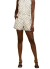 CIEBON POLKA DOT ROMPER IN WHITE AND BLACK
