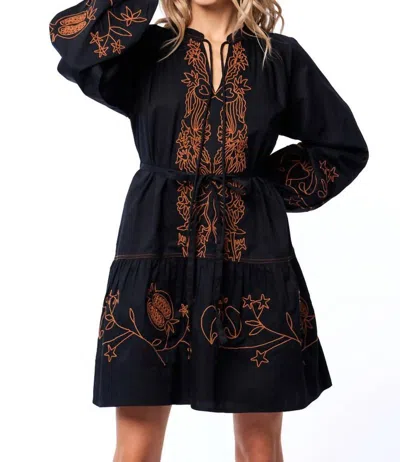 Ciebon Pomegranate Dress In Black