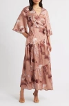 Ciebon Qwynn Flutter Sleeve Maxi Dress