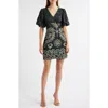 Ciebon Rochelle Floral Print Minidress In Multi