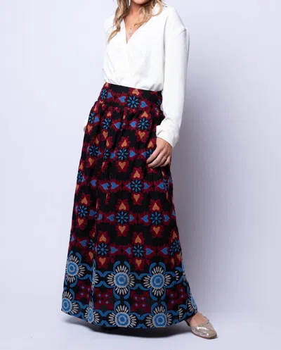 Ciebon Solace Skirt In Black Multi