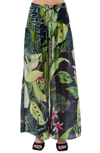 Ciebon Thom Floral Print Maxi Skirt In Multi